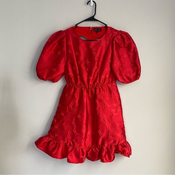 Sister Jane Poppy Heart-Cutout Mini Dress - Picture 1 of 10